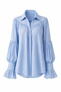 Bluse mit Volantärmeln