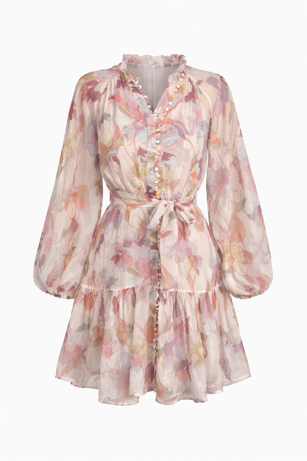 Amelia Floral Mini Kleid