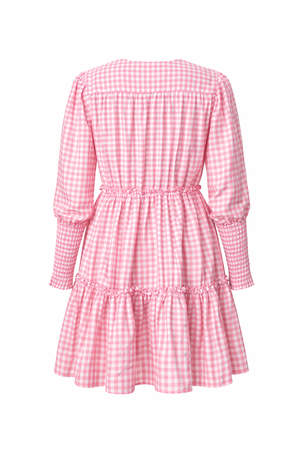 Mila Gingham Dress mit Rüschen