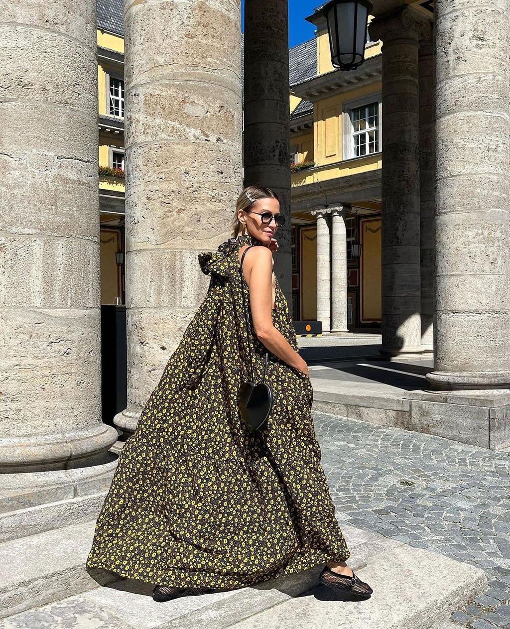 Soleil – Sommerkleid mit Schleifen-Detail